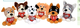 Cagnolino con cuore 30 cm