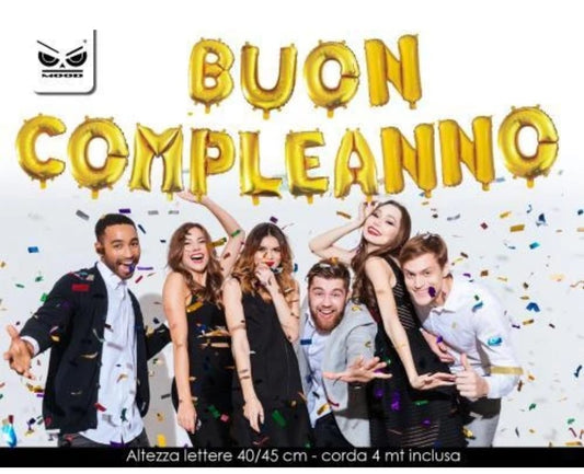 Set Palloncini Buon Compleanno