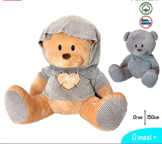 Orso Zed C/cappuccio 150cm
