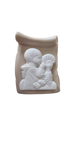 Ricordo in ceramica Prima comunione