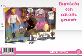Bambola con Cavallo