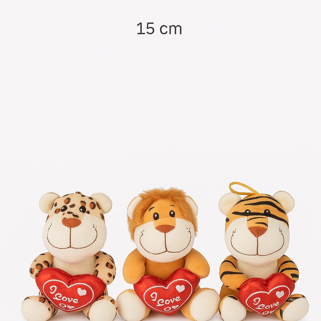 Tigrotti con cuore Cm 15
