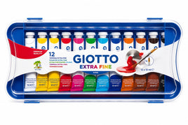 Giotto Extra Fine – Tempera 12 Colori da 12 ml