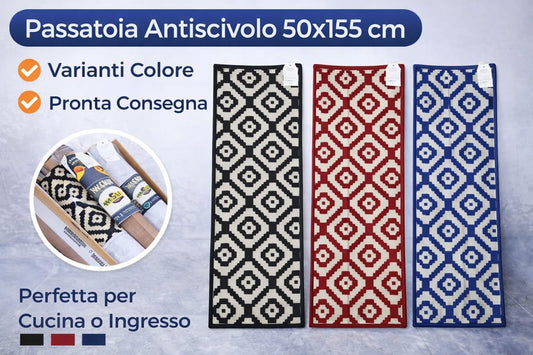 Tappeto Runner Misure: 50 x 155 cm