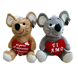 Topolino con cuore 60 cm