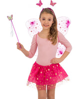 Set farfalla fucsia bimba