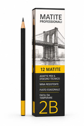 Matita Professionale 2B – Vendita Singola