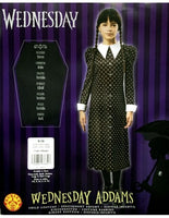 Mercoledì Addams - Vestito carnevale per bambini, 9-10 anni