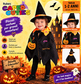 Costume Streghetta Bambina 1-2 anni – Rubie’s Caped Cuties
