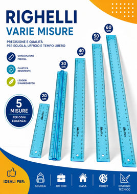 Righelli varie misure