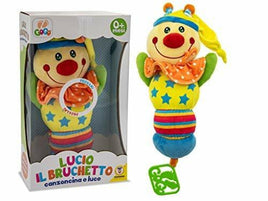 Lucio il Bruchetto – Peluche Musicale con Canzoncine e Luci 0+ Mesi