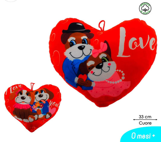 Cuore cm 33 2 ass