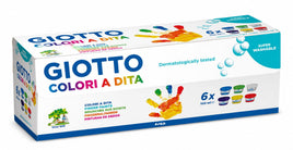 Giotto Colori a Dita – 6 Colori da 100 ml