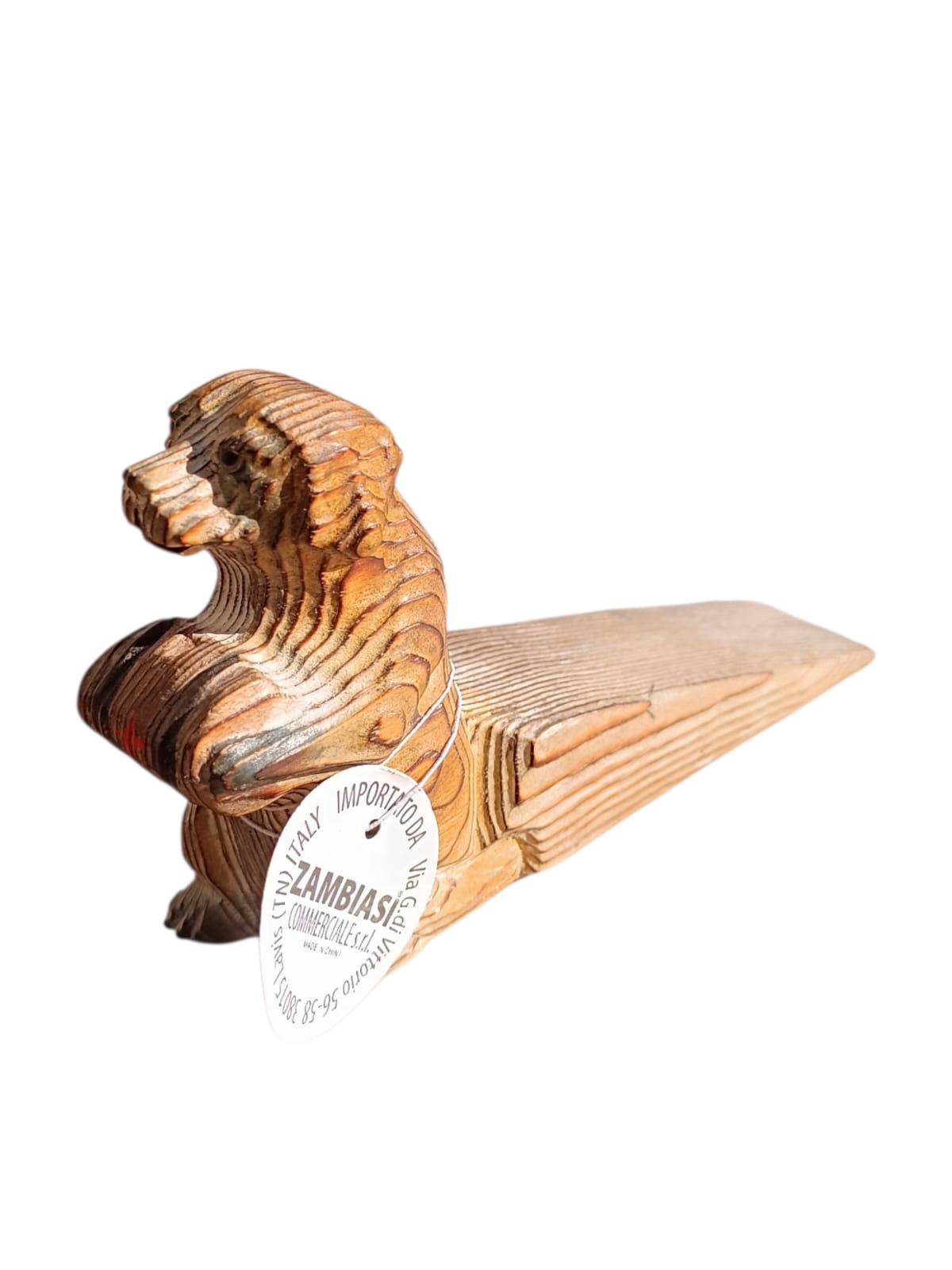 Fermaporta in legno