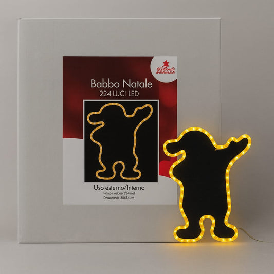 Babbo Natale Luminoso 38×54 Cm