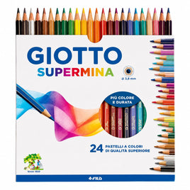 Giotto Supermina – 24 Pastelli Colorati