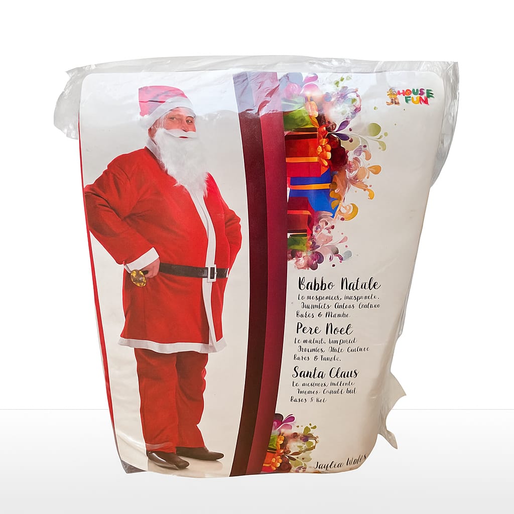 🔵Costume Babbo Natale Taglia Unica
