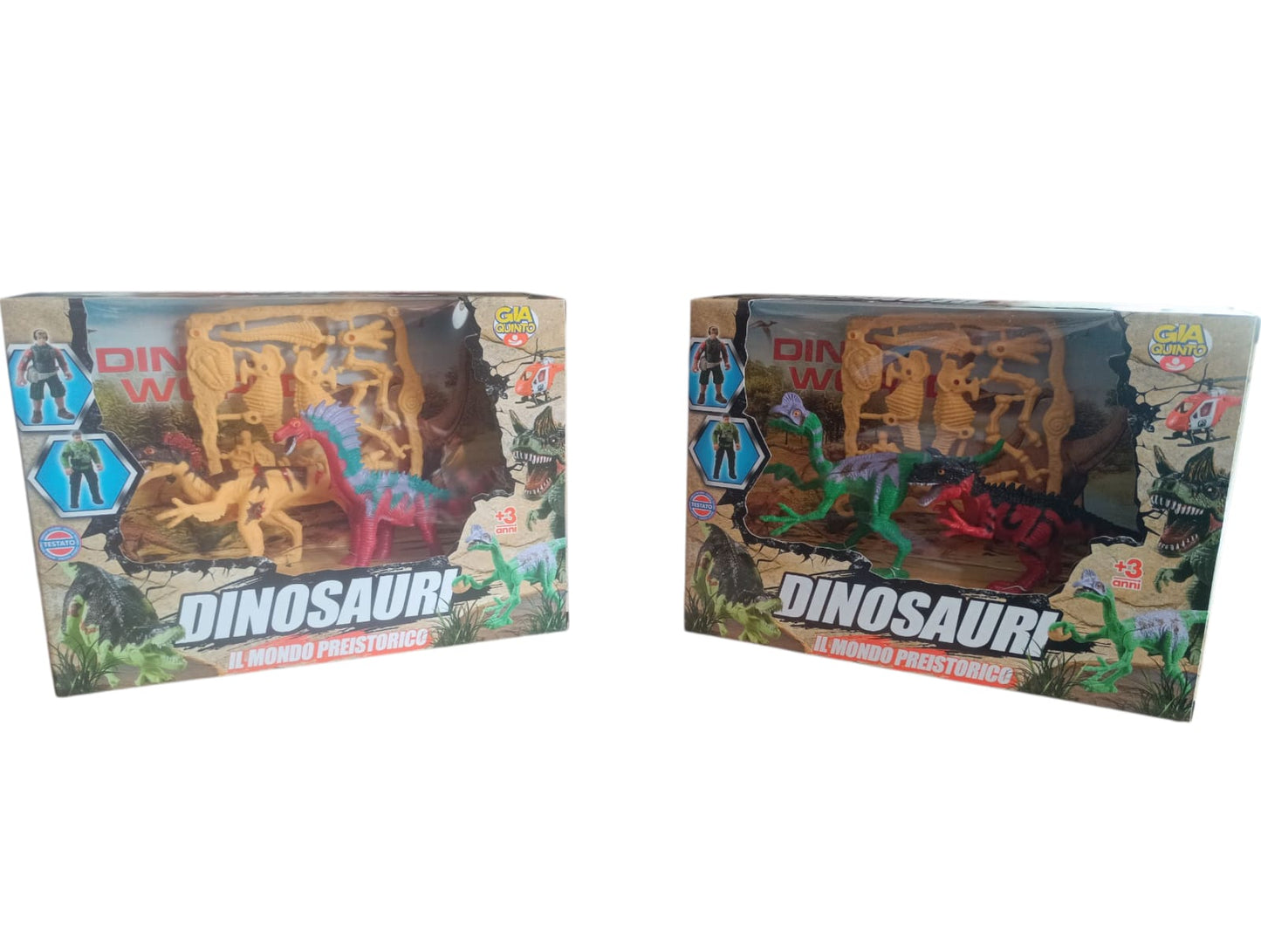 Set giocattolo dinosauri
